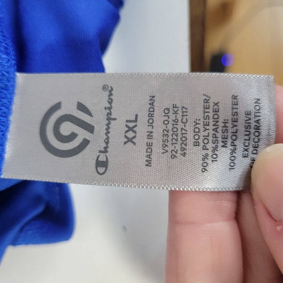 Womans Champion Blue 1/2 Zip Front Jacket Size XXL but fits more like a XL - Picture 7 of 9